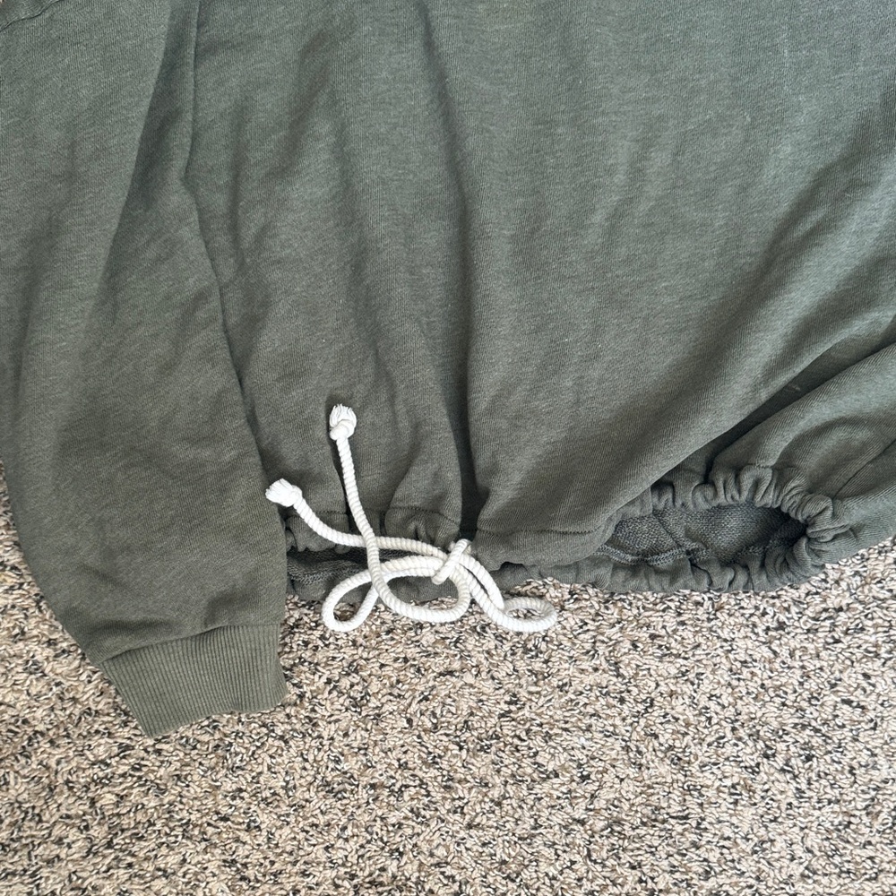 American Eagle Sage Green Knit Henley - Picture 6 of 7